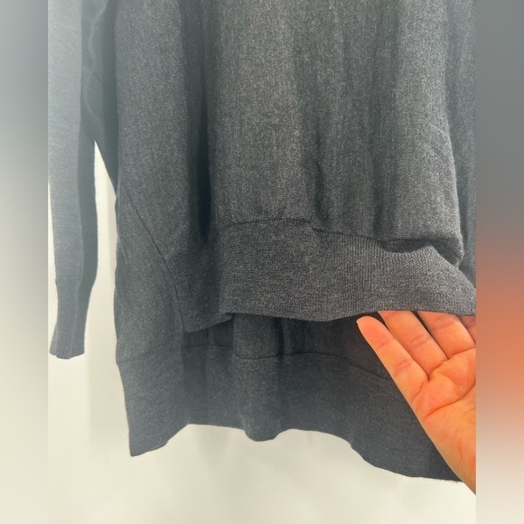 Eileen Fisher dark gray pullover sweater top size XS - Picture 3 of 9
